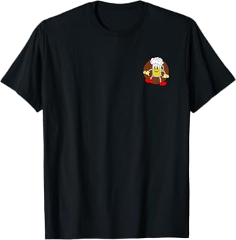 Let's Drink About It (Beer Cartoon Graphic) (Back Print) T-Shirt