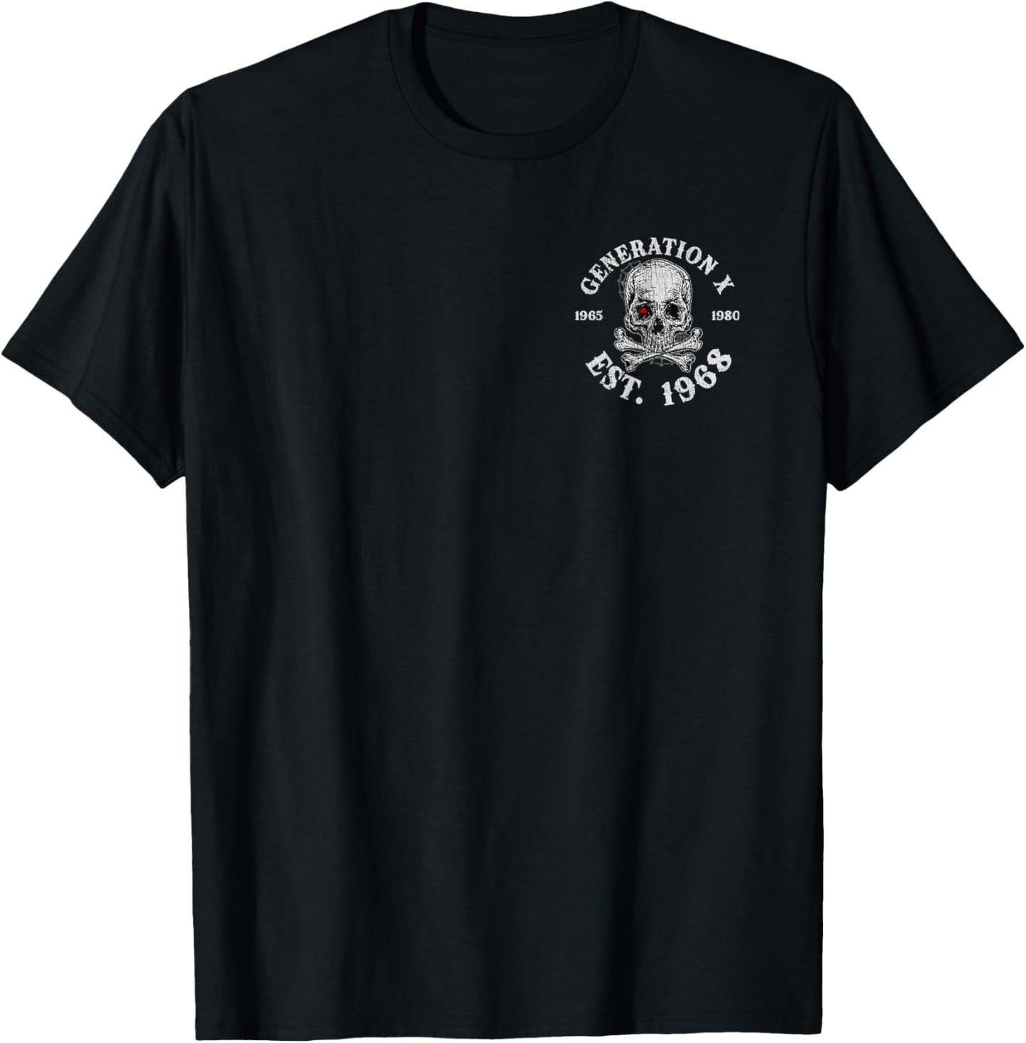 Skeleton 1968 Black Sheep Of My Family Funny Gen X T-Shirt