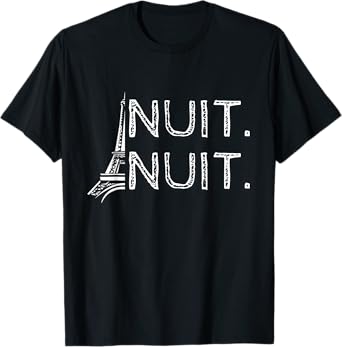 Nuit Nuit For Men and Women Lover Basketball Night Funny T-Shirt