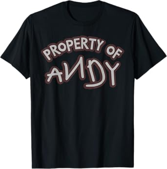 Disney and Pixar's Toy Story "Property of Andy" T-Shirt