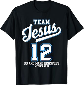 Jesus Baseball Team Jesus Christian Matthew 28:19 Verse T-Shirt
