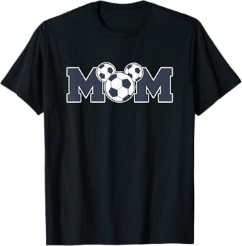 Disney Mickey & Friends Mother's Day Soccer Mom Logo T-Shirt