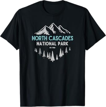 North Cascades National Park T-Shirt Vintage Washington T-Shirt