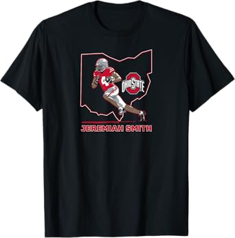 Ohio State Football: Jeremiah Smith State Star T-Shirt