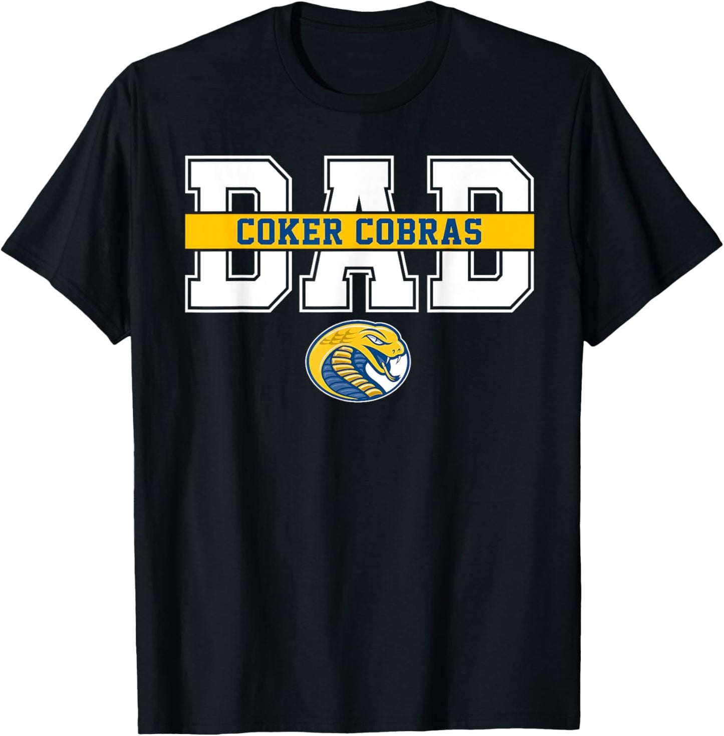 Coker College University Dad Father Arch Vintage Design Men T-shirt by TeeBrew