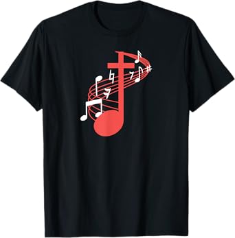 melodious Notes Cross, Jesus Church Music Choir T-Shirt