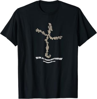 Laminin Christian Jesus Cross T-Shirt