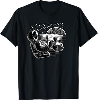 Astronaut Chill Beer Space Moon Funny Galaxy Astronaut Gift T-Shirt
