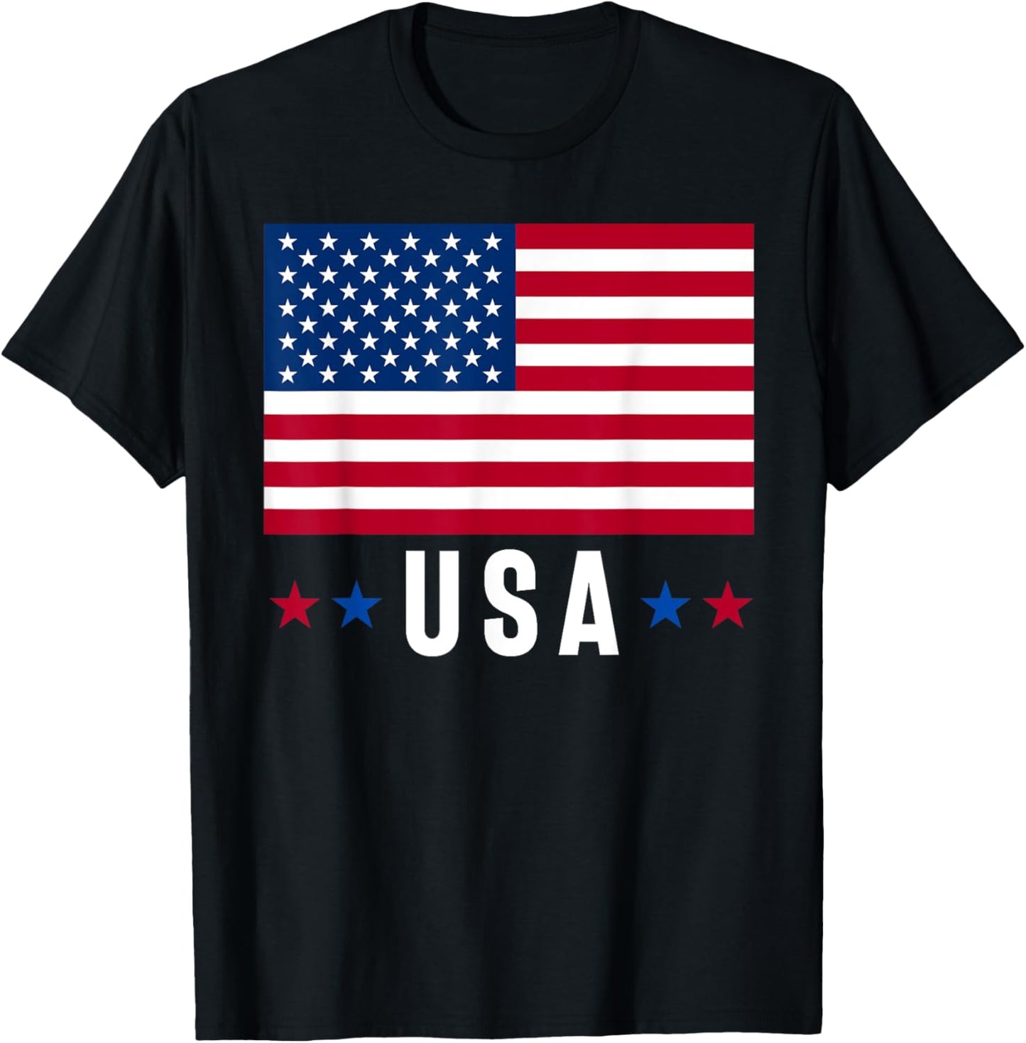 Usa Us Flag Patriotic Funny 4th Of July America T-shirt