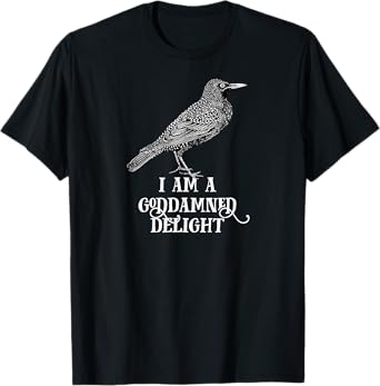 Threadless Effin' Birds I Am A Delight T-Shirt
