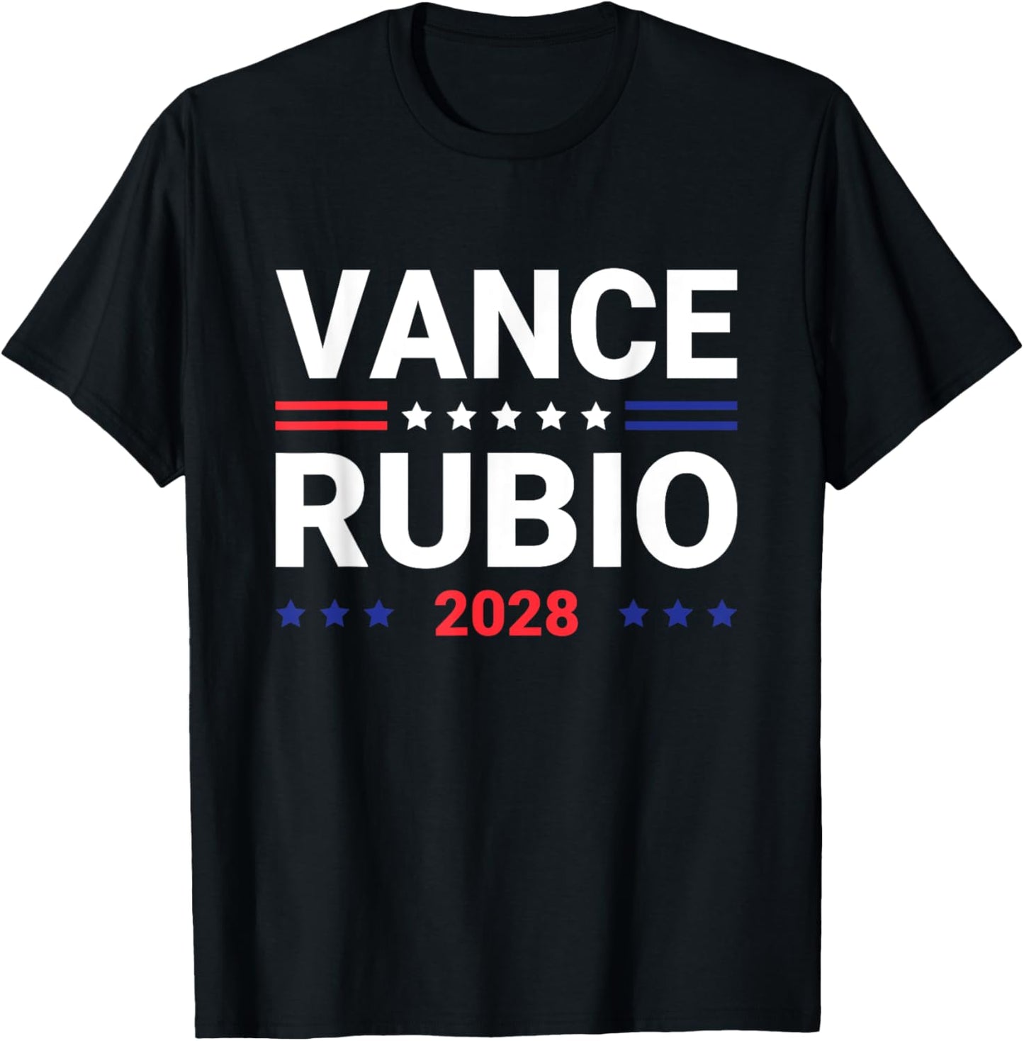 Vance Rubio 2028 J D Vance Marco Rubio President 2028 Funny T-Shirt