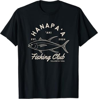 Hanapa'a Fishing Club 'Ahi Yellowfin Tuna T-Shirt