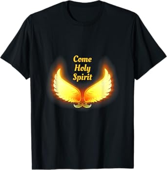 Pentecost Doves Tongues of Fire Flame Come Holy Spirit T-Shirt