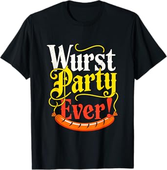 Wurst Party Ever Funny Oktoberfest T-Shirt