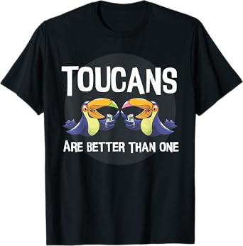 Toucans Are Better Than One | Day Drinking Tropical Bird T-Shirt