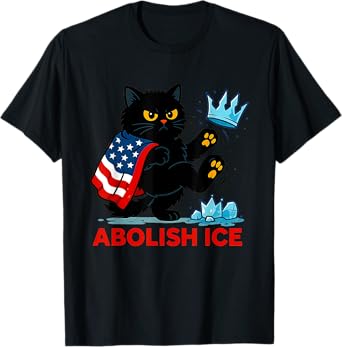 Abolish ICE Retro Anti ICE Shirts Womens Mens T-Shirt