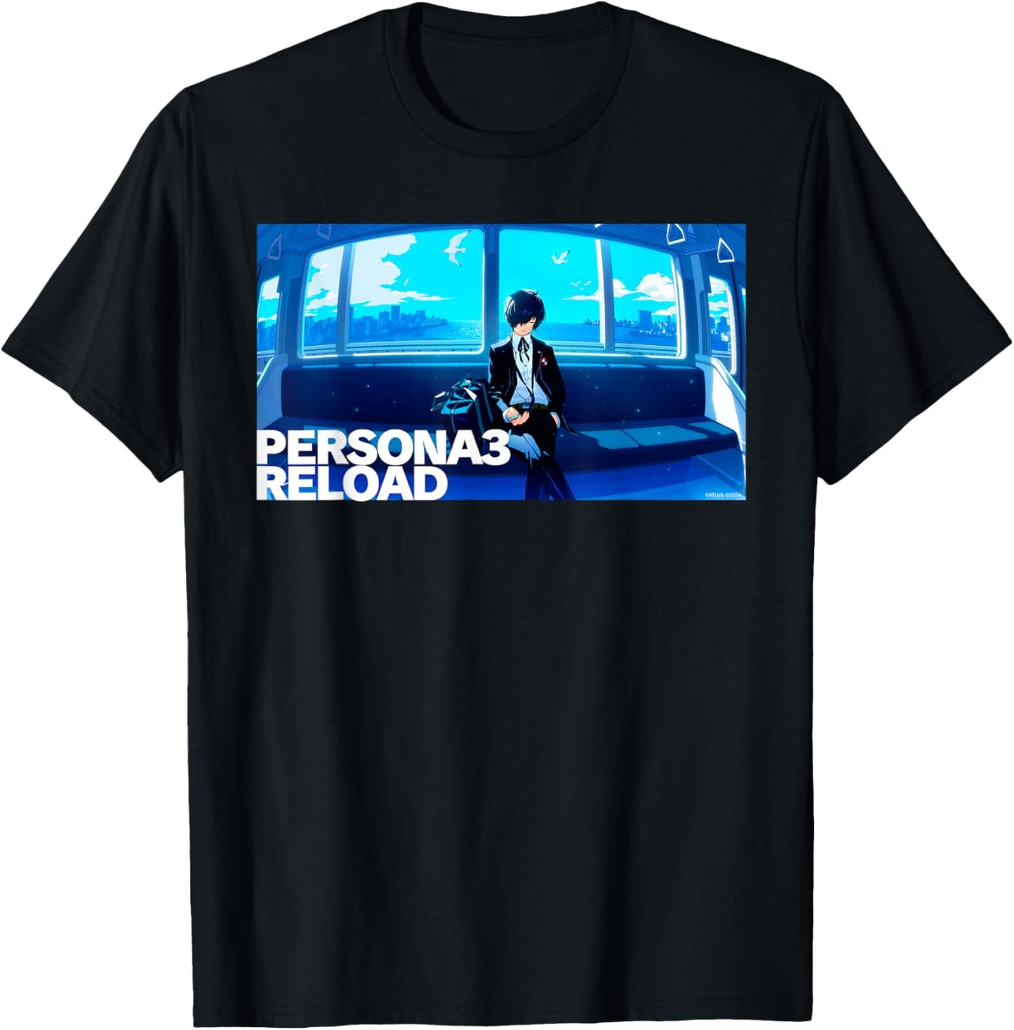 Persona 3 Reload Protagonist in the Public Train ATLUS T-Shirt
