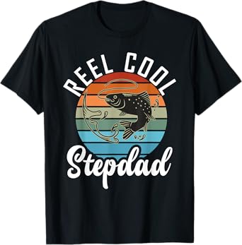 Reel cool Stepdad Fishing Stepfather T-Shirt