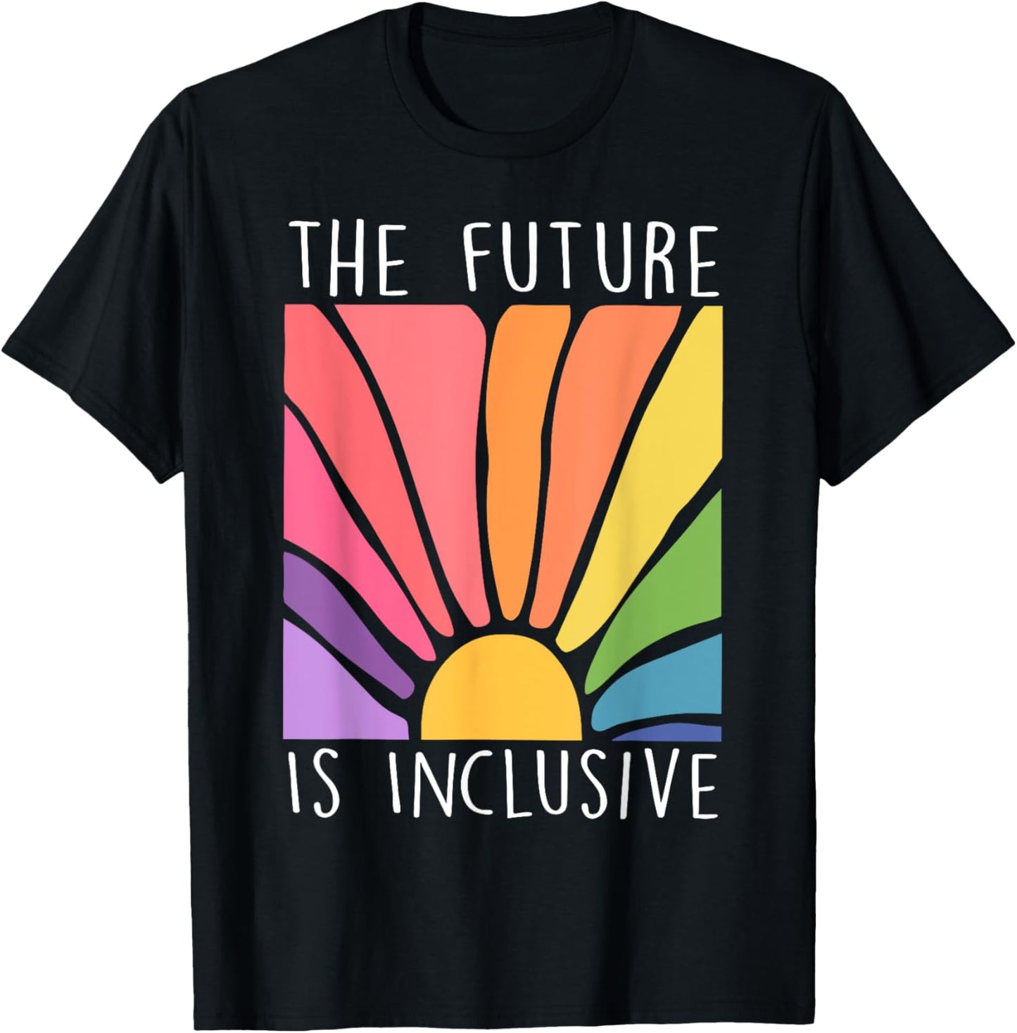 Future is Inclusive Rainbow Pride Month Toddler LGBTQ+ Kids T-Shirt