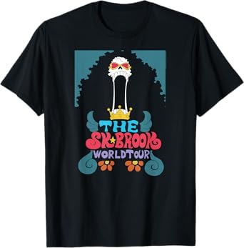 One Piece Anime Soul King Brook World Tour Concert T-Shirt