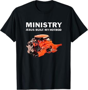 Ministry - Official Merchandise - Jesus Built My Hotrod T-Shirt