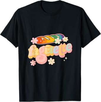 Cute Funny Baguette Rainbow Faguette LGBT Pride Month T-Shirt