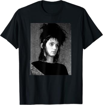 Beetlejuice Lydia Deetz Vintage Black and White Photo Movie T-Shirt