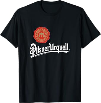 Coors Brewing Company Pilsner Urquell Beer Big Chest Logo T-Shirt