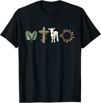 Religious Easter Jesus Christian Cross Faith He Is Risen T-Shirt