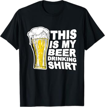 This Is My Beer Drinking Shirt Funny Saying Gift T-Shirt