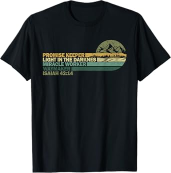 Waymaker Promise Keeper Miracle Worker Christian Mens Womens T-Shirt