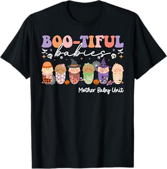 Bootiful Babies Mother Baby Unit Spooky Halloween T-Shirt