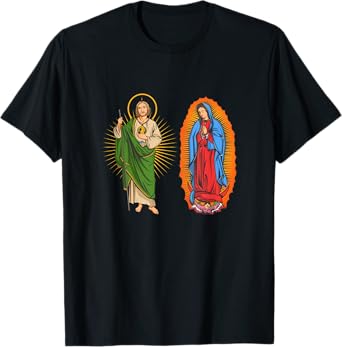 Virgen de Guadalupe con San Judas Tadeo T-Shirt