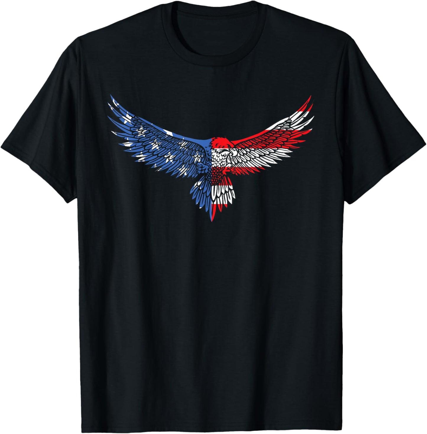 American Flag An Eagle Mullet Patriotic For Men Dad Husband T-Shirt