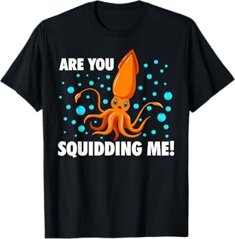 Cool Squid For Men Women Kids Zoologist Octopus Fish Animal T-Shirt