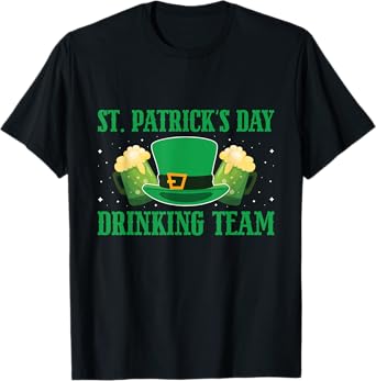 Irish Beer Ireland Flag St. Patricks Day Men Women Leprechau T-Shirt