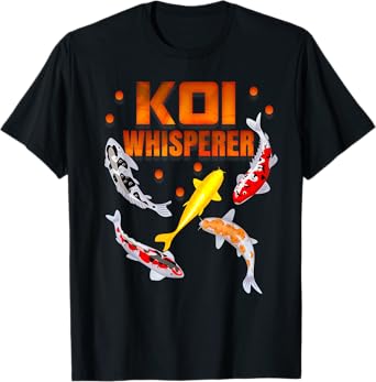 Koi Whisperer Japan Koi fish carp garden pond fish pond T-Shirt