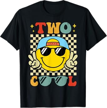 Two Cool 2 Years Old Birthday For Boy Birthday Party Boys T-Shirt