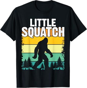 Squatchy Matching Family Bigfoot Little Squatch T-Shirt