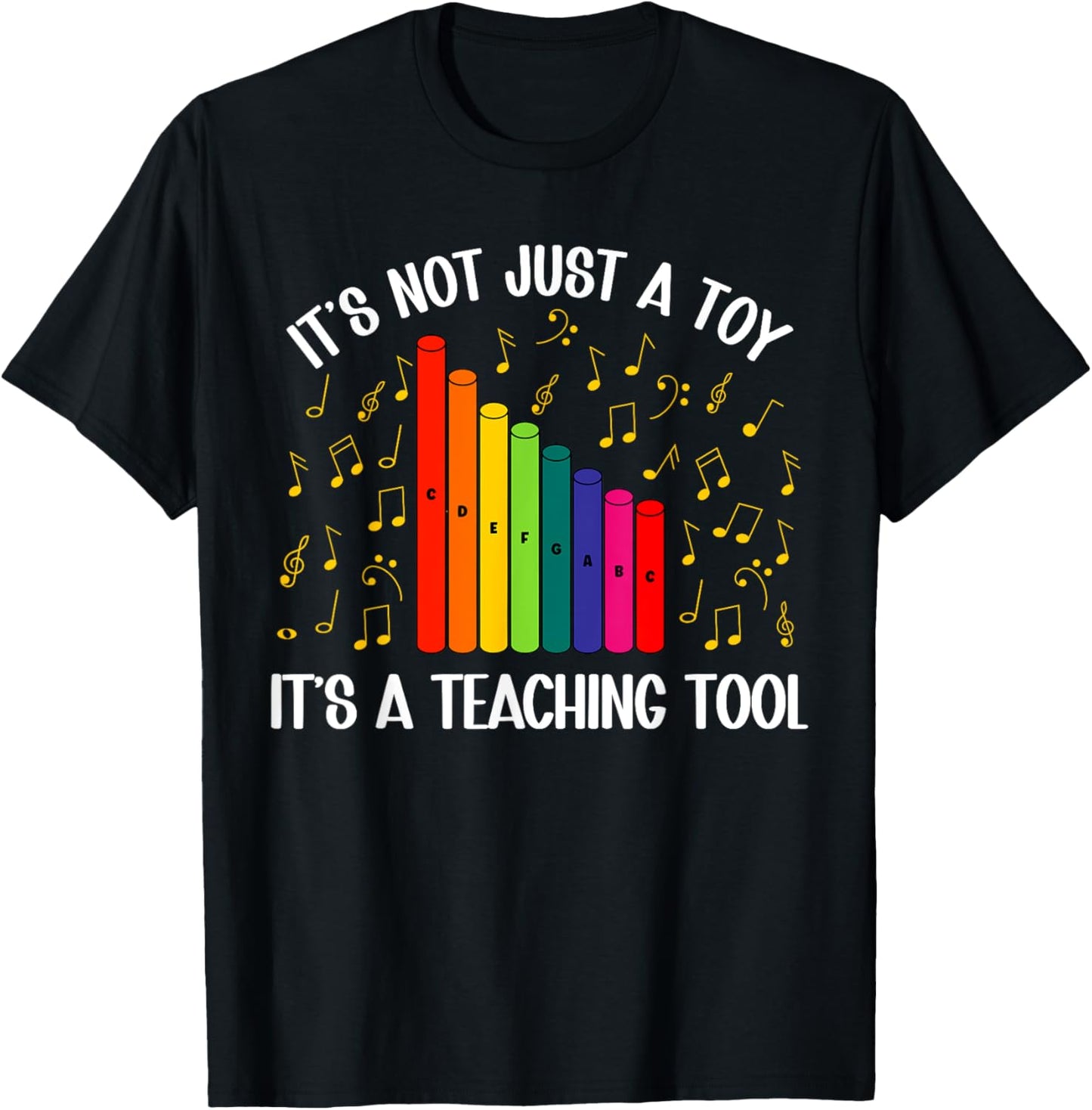 Teacher Elementary Music Classroom Funny Boomwhacker T-Shirt