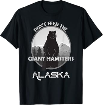 Funny Alaska Grizzly Bear Gift Kodiak Grizzlies Souvenir T-Shirt