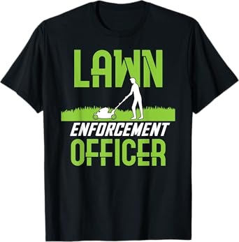 Funny Lawn Mowing Art For Men Women Grass Cutting Landscaper T-Shirt