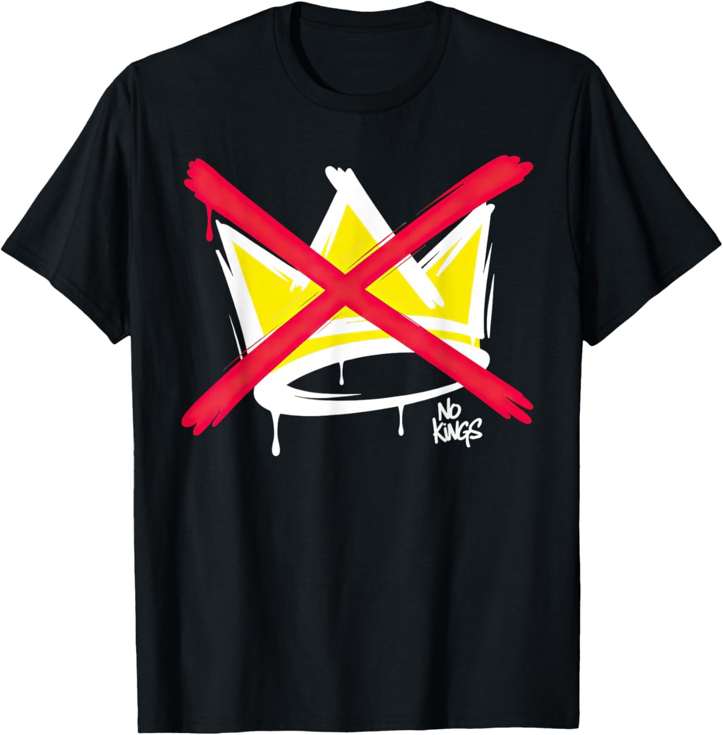 No Kings Crown Graphic Tee Shirt