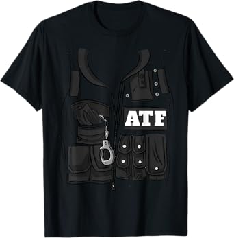 ATF Federal Agent Halloween Costume ATF T-Shirt