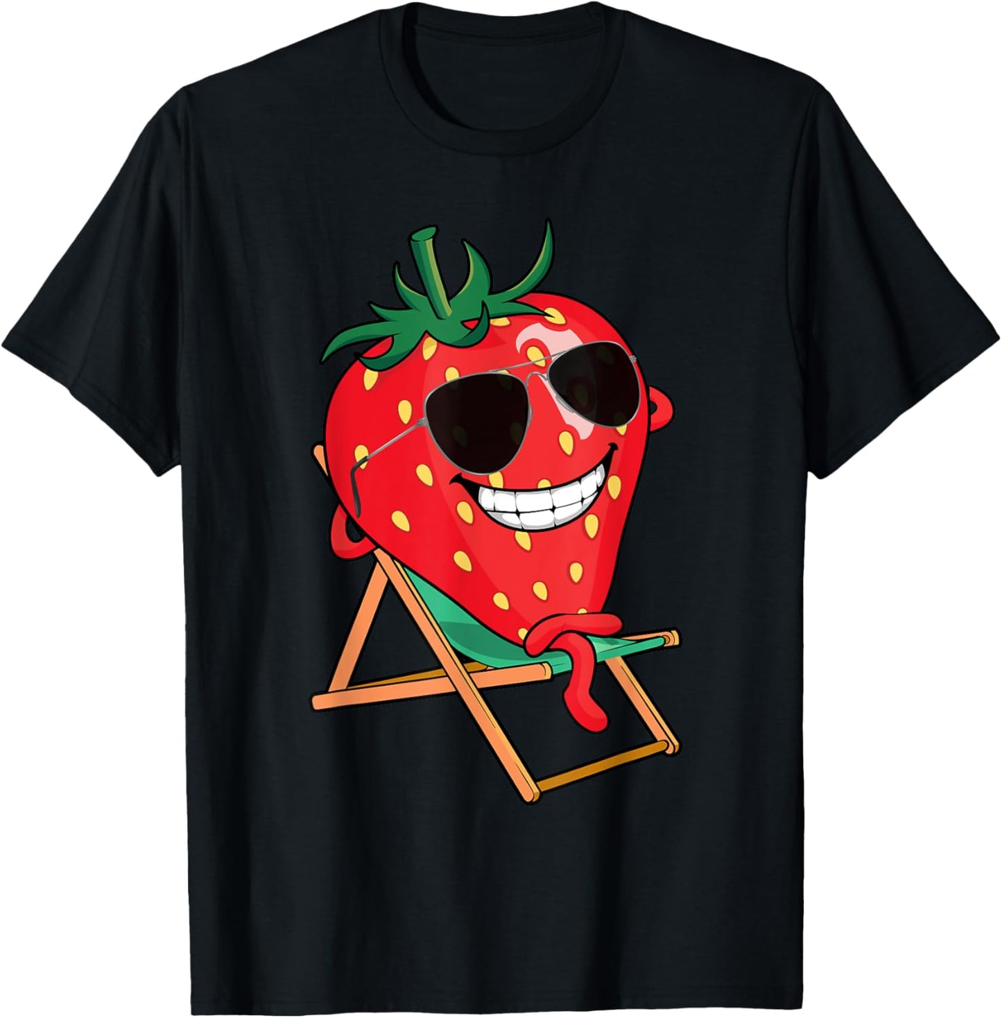 Cute Strawberry Design For Men Women Fruit Strawberry Lover T-Shirt
