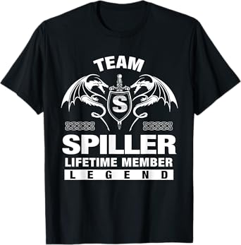 Team SPILLER - Lifetime Member Gifts T-Shirt