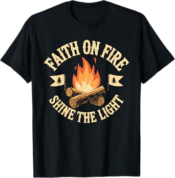 Camping Jesus Christ Religion Christian Camper Christianity T-Shirt