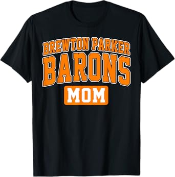 Brewton-Parker College Barons Mom Arch Vintage Design Women T-Shirt