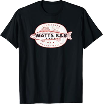 Watts Bar Lake fishing T-Shirt