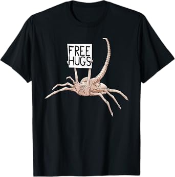 Free Hugs Alien Vintage Design For Men Women Girl Boy Kids T-Shirt